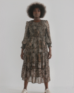 Long Leopard Print Dress
