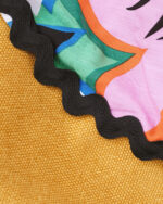 PRETTY GIRL STRAPPY ZIG ZAG DRESS-MULTI BLACK - Image 3