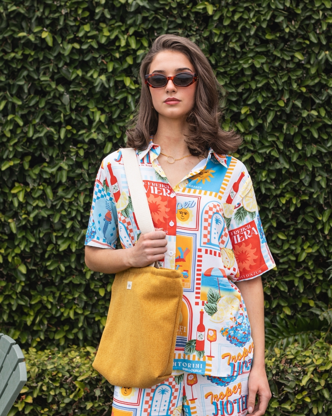 Europian Set.02 Palazo Shirt tropic - Image 1