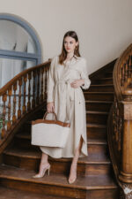 GIA BUTTON DOWN MAXI DRESS - STONE