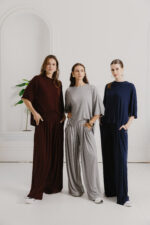 GIA WIDE LEG PANTS - NAVY - Image 2