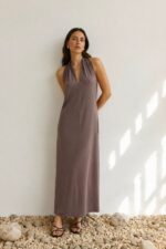 ELEVE SLEEVE DRESS-MOCCA