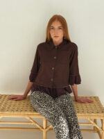 PRETTY GIRL CHOCOLATE SHIRT/JACKET-CHOC