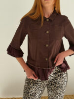 PRETTY GIRL CHOCOLATE SHIRT/JACKET-CHOC - Image 2